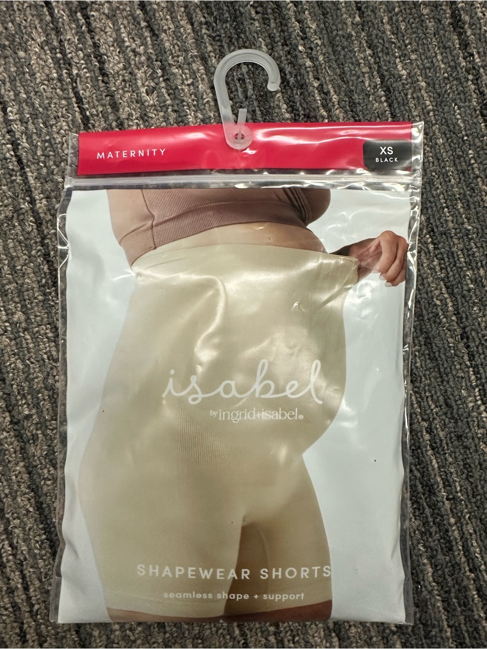 NEW Isabel Maternity by Ingrid + Isabel Shapewear Shorts black Size XS